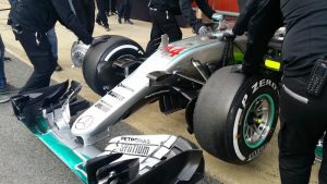 New F1 Mercedes nose