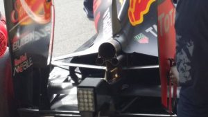 Red Bull exhausts